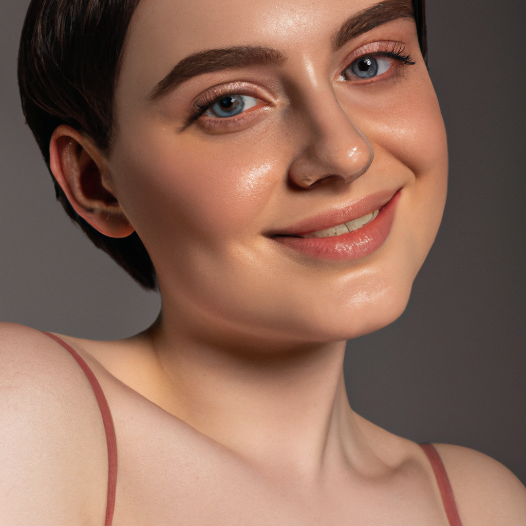 Retouched portrait result with balanced tones